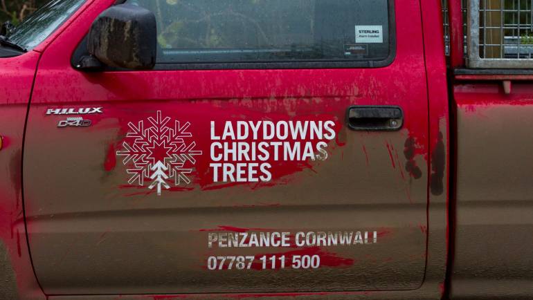 Mud on the Ladydowns van